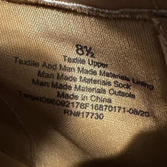 Universal Threads Chelsea zip or tie brown boots size women’s 8.5 - Picture 7 of 7